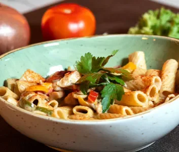 Originalfoto aus der The-Leaf-Karte: Pasta Leaf
