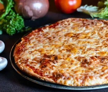 Originalfoto aus der The-Leaf-Karte: Pizza Margarita