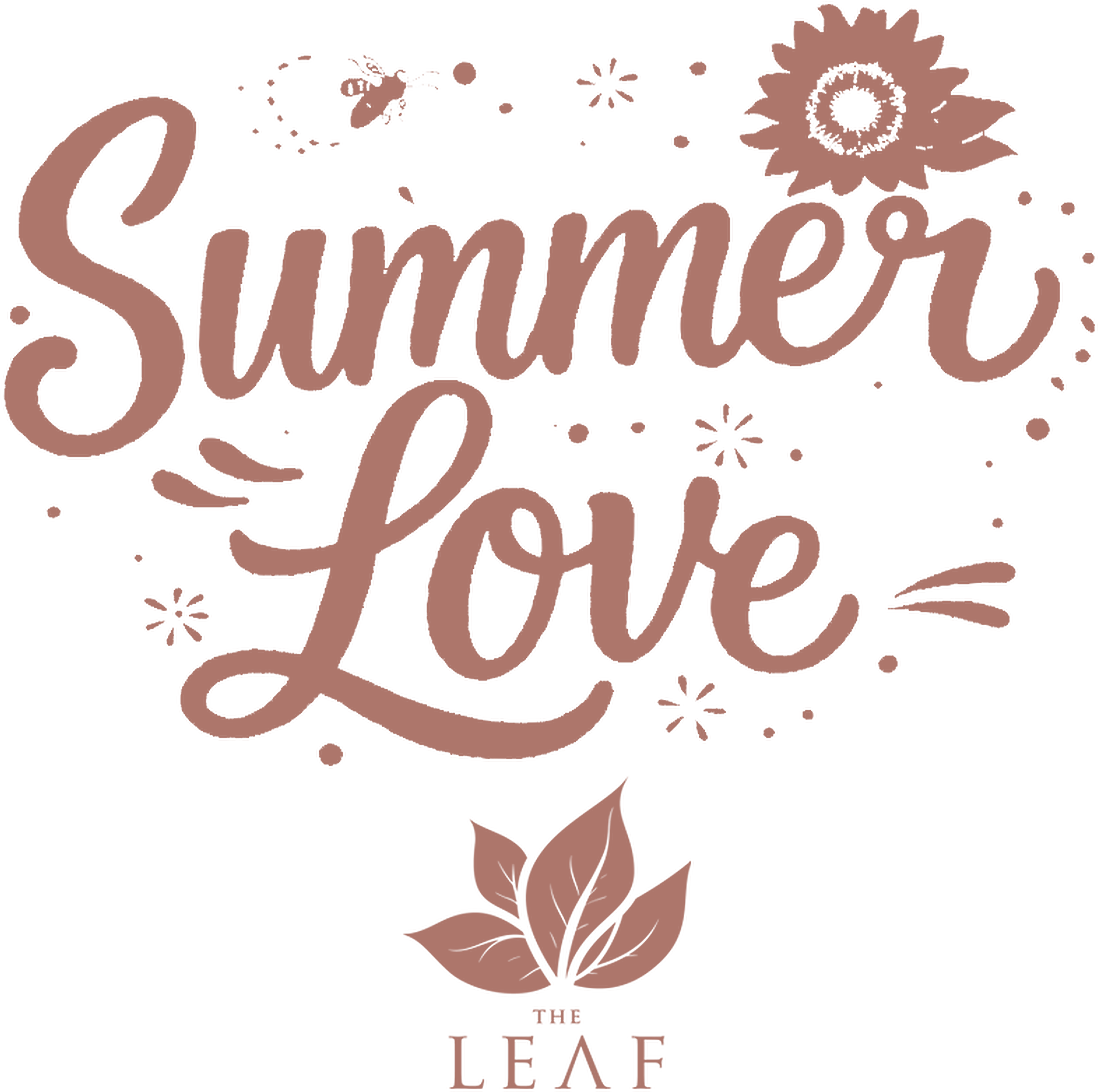 Dekoratives Summer-Love-Motiv von The Leaf